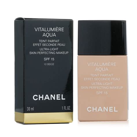 chanel ultra light skin perfecting makeup 30 beige|chanel vitalumiere aqua 30.